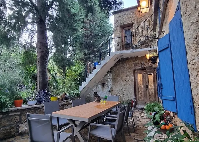 A Historic Stone With Private Garden, Terrace And Private Pool Just For * Kerínia